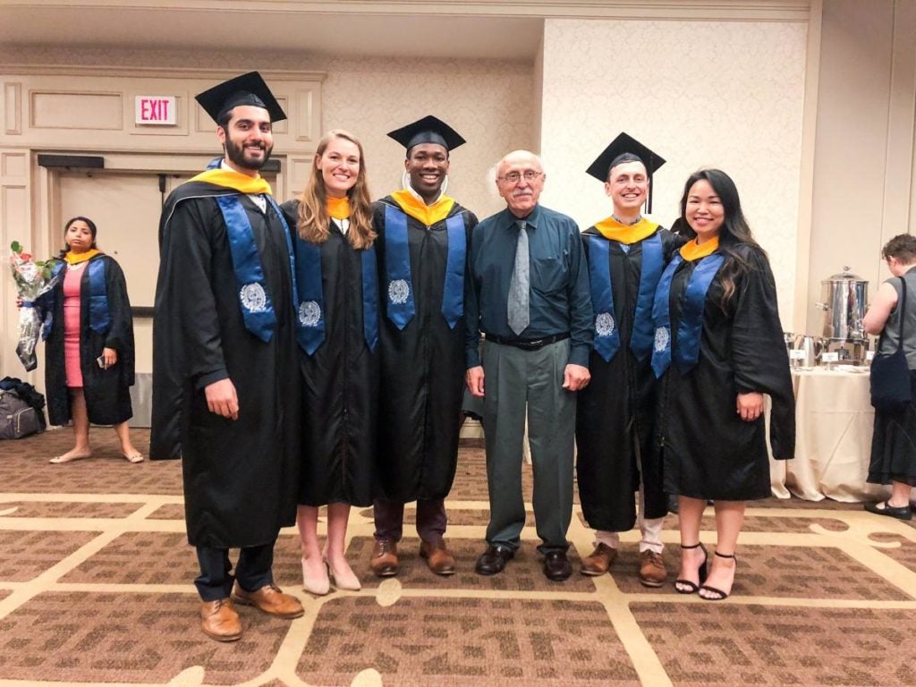 M.S. BSPA Class of 2018 with our very own, Dr. Richard Calderone, Chair of the Department and Director of the M.S. BSPA Program